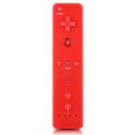 Manette de jeu avec manette de jeu analogique pour console Nintendo WiiU / Wii (rouge)