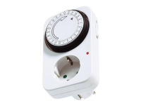 Bachmann Mechanical timer Switch - Automatisk strömbrytare - AC 230 V - vit