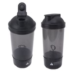 (Black)Portable Blender Battery Operated Large Capacity Electric Protein Shaker
