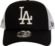 Los Angeles Dodgers New Era Black Clean Trucker Cap