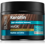Dr. Santé Keratin Dybderensende, genoprettende og nærende maske til skørt og kedeligt hår 300 ml