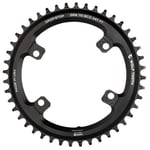 Wolf Tooth 110 BCD 4 Bolt Chainring for Shimano GRX - Black / 40 Arm, 110mm Drop-Stop ST