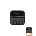 WOLF SHIELD Carbon Monoxide Detector 10 Year Sealed Battery |Portable Alarm|EN50291:2018 |No Display (Black)