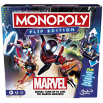 Monopoly Flip Edition: Marvel Board Game for 2 to 4 Players, Ages 8+