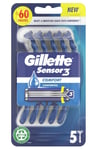 Gillette Sensor 3 Comfort Comfortgel 5 Razors