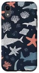 iPhone XR Cool Design of Starfish and Coral Reefs Case