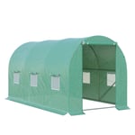 Greenhouse Polytunnel Walk-in Flower Plant Steel 4 x 2 M Outdoor