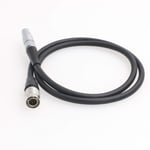 0B 2 Pin Male to Hirose 4 pin Male Power Cable  Recorder Zoom F4 F8Sound Devices