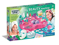 Clementoni 61390 Play Lab-My Beauty Routine-Educational and Scientific Toys, Experiment Kit, Science Gift for Kids Age 8, English Version, Made in Italy