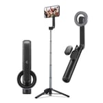 Spigen S570W MagSafe Bluetooth Selfie Stick - Selfie Rod m. Tripod &amp; Button Release - Svart