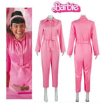 Otego Barbie - Kostym Dress Jumpsuit Cosplay Halloween Lightpink M