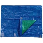 Markis - EDM - 8x12m - Dubbelsidig blå/grön - Densitet 90g/m² - Vattentät