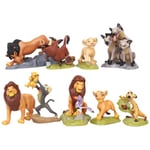 9 st/set Lejonkungen Simba Nala Timon Modellfigur PVC Actionfigurer Klassiska Leksaker Bästa Julklappar[GL]