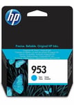 Genuine HP 953 Cyan Ink Cartridge F6U12AE for HP Officejet Pro 7730 7740-INDATE