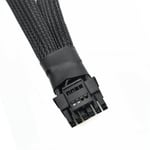 TLILY Connecteur 12VHPWR PCIe 5.0 16Pin 12+4Pin Mâle Femelle de Câble D'Alimentation gpu avec Bornes Noir