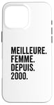 Meilleure Femme Depuis 2000 | 25 anniversaire mariage 25 ans Coque pour iPhone 16 Pro Max