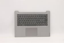 Lenovo IdeaPad S145-14API Keyboard Palmrest Top Cover Nordic Grey 5CB0S17114