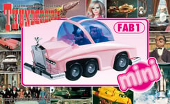 Aoshima Thunderbirds Mini FAB 1 w/ Lady Penelope & Parker Model Kit - UK STOCK!