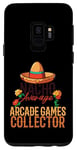 Coque pour Galaxy S9 Nacho Average Arcade Games Collector Cinco De Mayo
