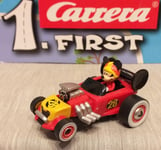 Carrera First 1st Mickeys Fun Race Hot Rod Disney Junior Slot Car 1:50  NEW Gift