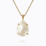 Caroline Svedbom Mini Drop Halsband/ Linen Ignite (Guld)