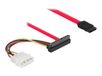 Delock - Sata Hdd Power Cable - 4 Pin Intern Effekt, Sata Till Sata-Kombination - 50 Cm