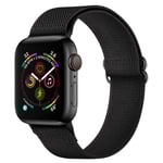 Apple Watch Series 8 45mm Armband i resår, Svart