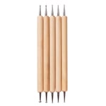 Präglingsverktyg och lerverktyg av metall, 5-pack, längd 13 cm