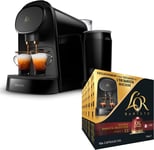 L'OR BARISTA Coffee Machine & Milk Frother by Philips with L'OR Double Barista S