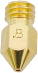 E3D MK8 Munstycke i Mässing - 0,8 mm