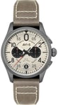 AVI-8 AV-4089-06 Spitfire Lock Grå/Læder Ø42 mm