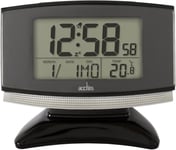 Acctim 71207 Acura Smartlite® Radio Controlled Alarm Clock, Black 