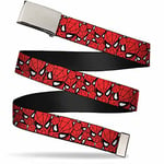 Buckle-Down Boys Web Belt-Spider-Man-1.25" Wide-Fits Up to 42" Pant Size, Multicolor