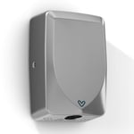 Hydra 9 Automatic Hand Dryer: Handsfree Low Energy Low Noise 750W Electrical Hand Dryers for Toilets Bathrooms Washrooms and Commercial Use: 12 Second Dry Time Stainless Steel Cover (Satin)