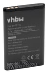 vhbw Batterie 1100mAh compatible avec Ordro HDV-V16, SVP Usance AGG-023, HDDV2100, HDDV2500, HDDV5500, T100, T608, Vivitar DVR-820HD, DVR-925HD.