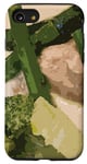Coque pour iPhone SE (2020) / 7 / 8 Thaï vert poulet curry art abstrait avec haricots et brocoli