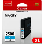Original Canon PGI 2500XL Cyan Ink Cartridge for Maxify iB4050 MB5050 Printer
