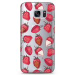 Samsung Galaxy S6 TPU Skal - Strawberry Chocolate