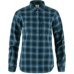 Fjällräven Fjällräven Women's Övik Flannel Shirt Dark Navy-Indigo Blue XL, Dark Navy-Indigo Blue