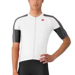 Castelli Entrata 6 Short Sleeve Jersey - SS25 Ivory / Smoky Grey Light Black 2XLarge Ivory/Smoky Grey/Light