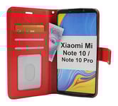 Crazy Horse Wallet Xiaomi Mi Note 10 / Mi Note 10 Pro (Röd)