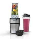 Ninja BN450 Nutri Blender Plus 900 Watt Push To Blend, Patented Pro Extractor Blade, Manual Pulse Setting, Crush Ice and pulverise tough ingredients for Smoothies BPA Free and Easy to clean