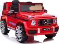 Lean Sport Car På Batteri Mercedes G63 Amg Röd