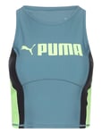 Puma Fit Eversculpt Tank Sport Crop Tops Sleeveless Crop Tops Blue PUMA