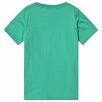 Børne Kortærmet T-shirt Converse Stripe Star Chevron  Grøn 12-13 år