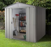 Yardmaster Metal Apex Garden Shed - 6 x 4ft