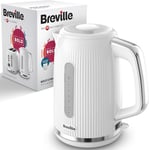 Breville Bold White Electric Kettle | 1.7L | 3kW Fast Boil | &