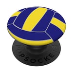 Ballon Volley-ball Original Cadeau pour Joueurs Homme Femme PopSockets PopGrip - Support et Grip pour Smartphone/Tablette avec un Top Interchangeable