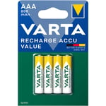 Varta - Pile rechargeable accu aaa - lr03 800ma (emballage 4 unit) ø10,5x44,5mm