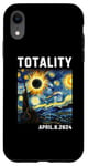 Coque pour iPhone XR Art Solar Eclipse Lunettes Totality Solar Eclipse 2024